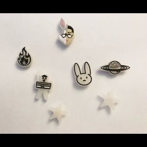 Bad bunny croc charms
